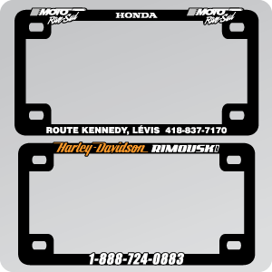 MOTORCYCLE - 3D PLATE FRAME