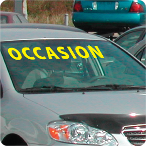 DECAL - WINDSHIELD MESSAGE